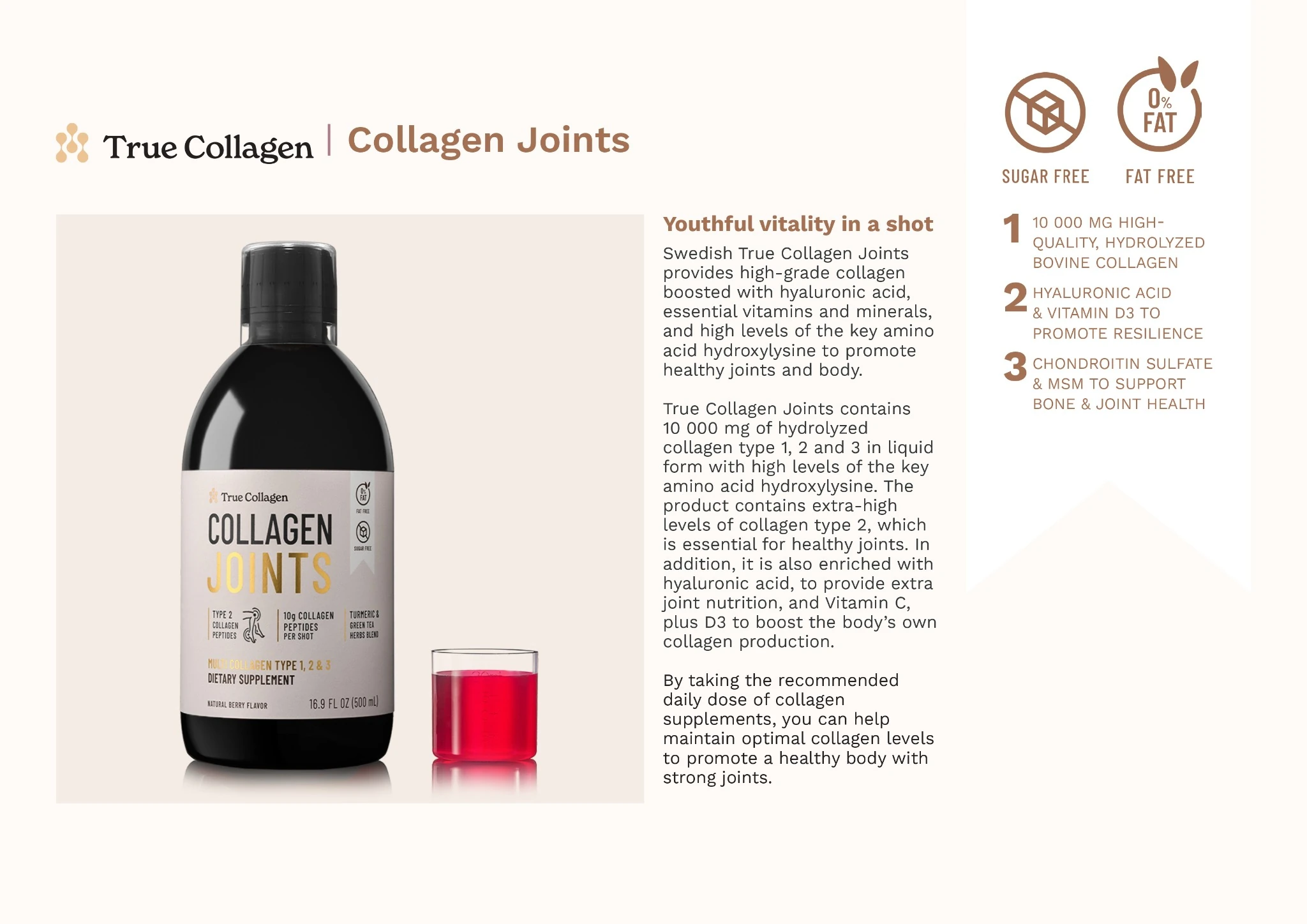 True Collagen Joints (500 ml) - Image 3