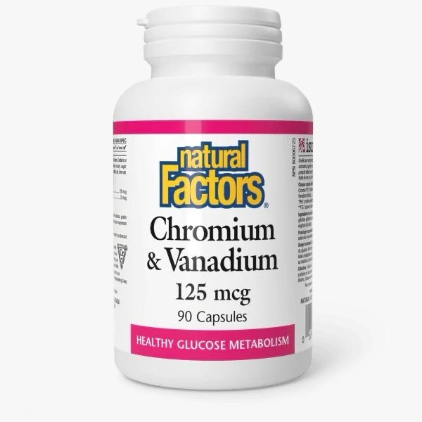 Chromium & Vanadium 125mcg (90 kapsula)