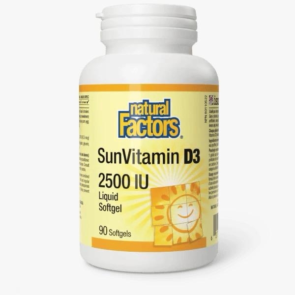 Vitamin D3 2500iu (90 softgels)