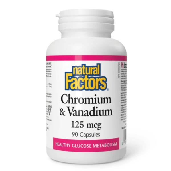Chromium & Vanadium 125mcg (90 kapsula)