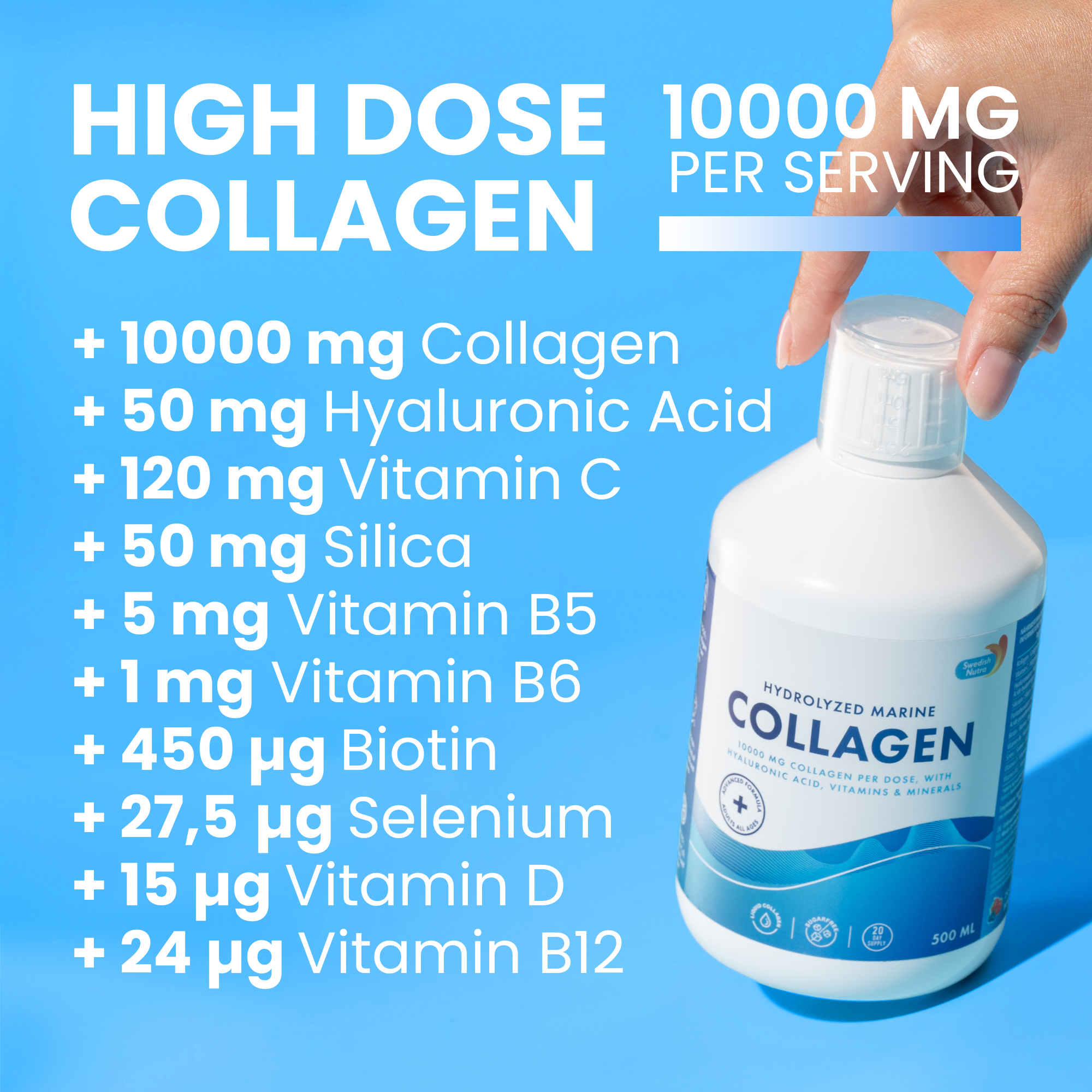 Collagen Marine Pure Peptide 10000 mg (500 ml) - Image 4