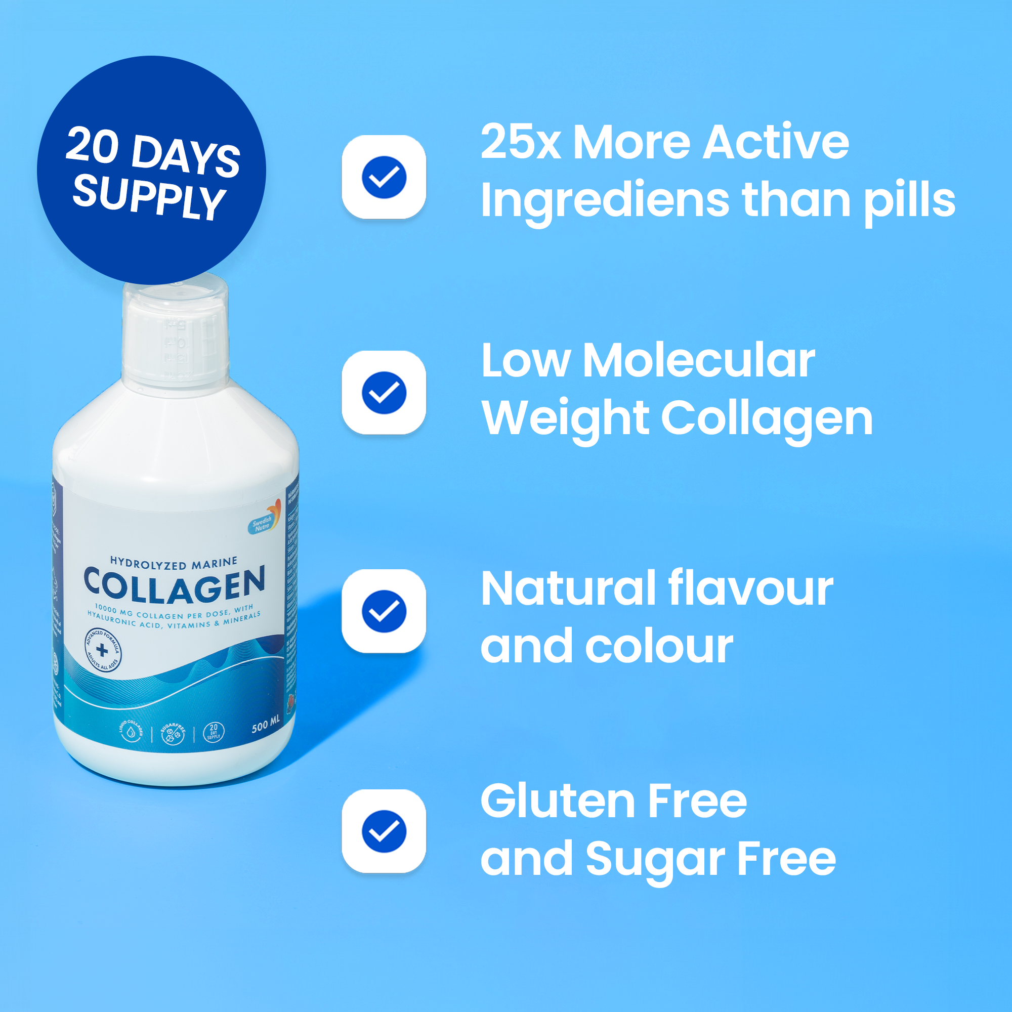 Collagen Marine Pure Peptide 10000 mg (500 ml) - Image 3