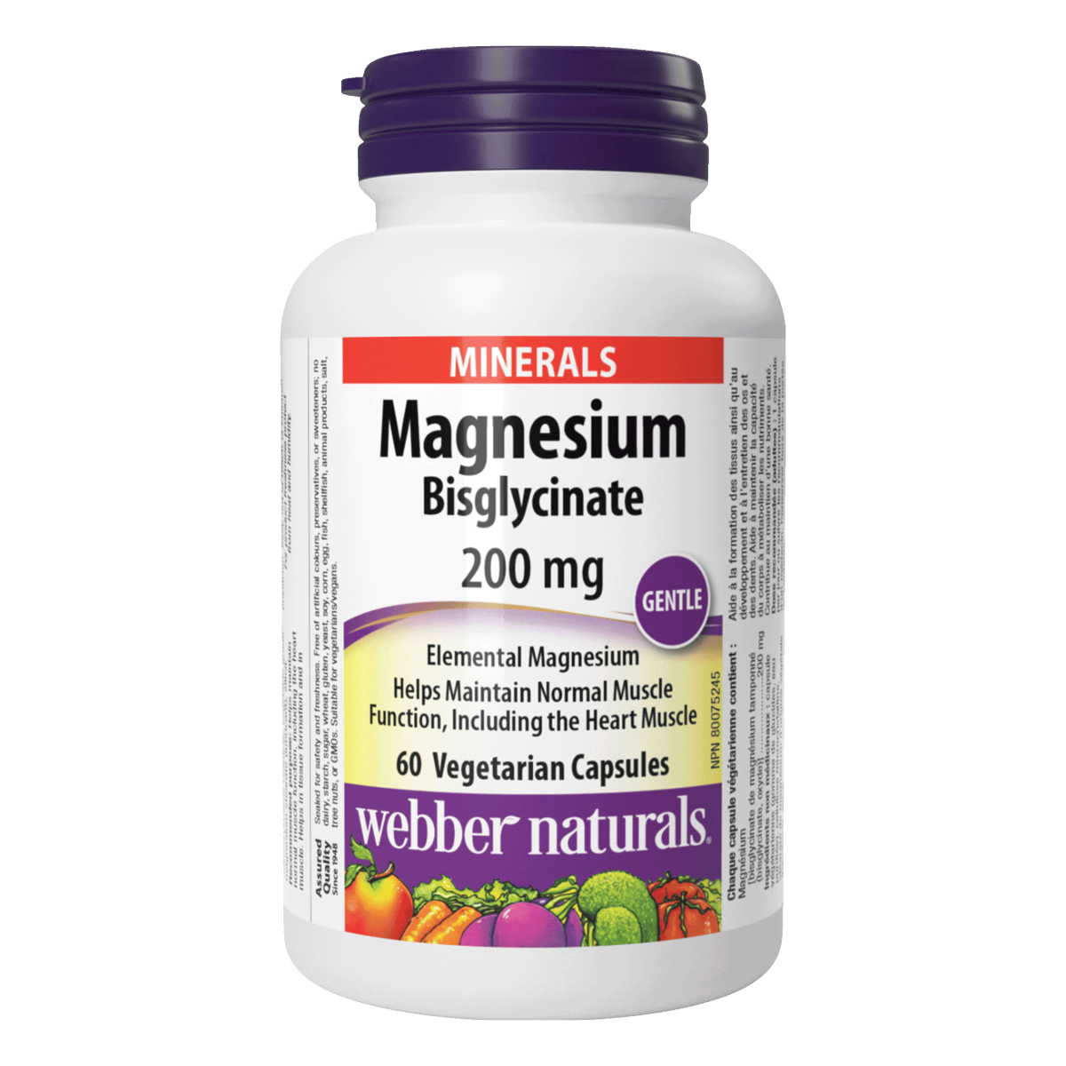 Magnesium Bisglycinate 200 mg x 60 kaspula