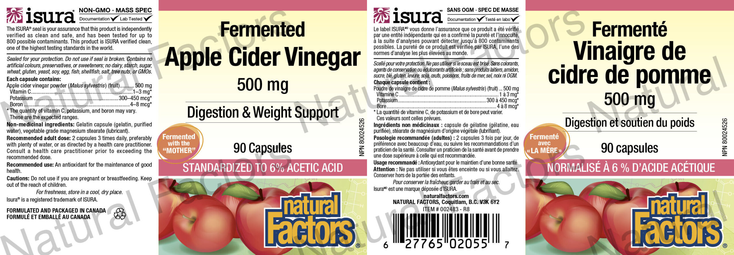 Uthull Molle 500 mg – Natural Factors | 90 Kapsula