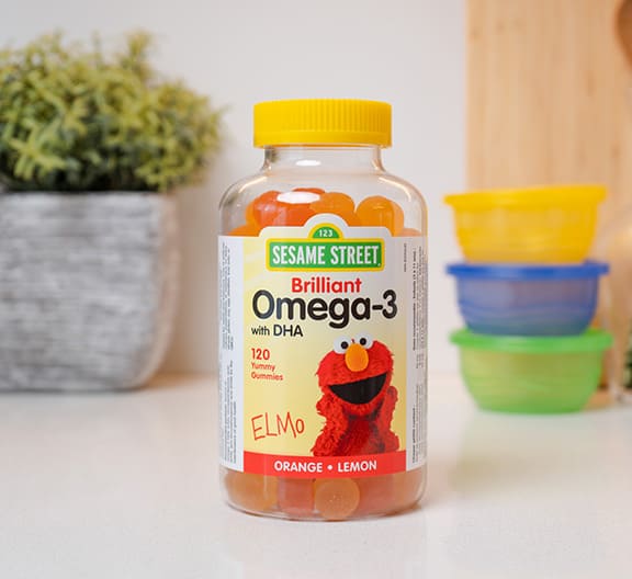 Sesame Street Omega-3 me DHA për Fëmijë | 120 Gummies - Image 2