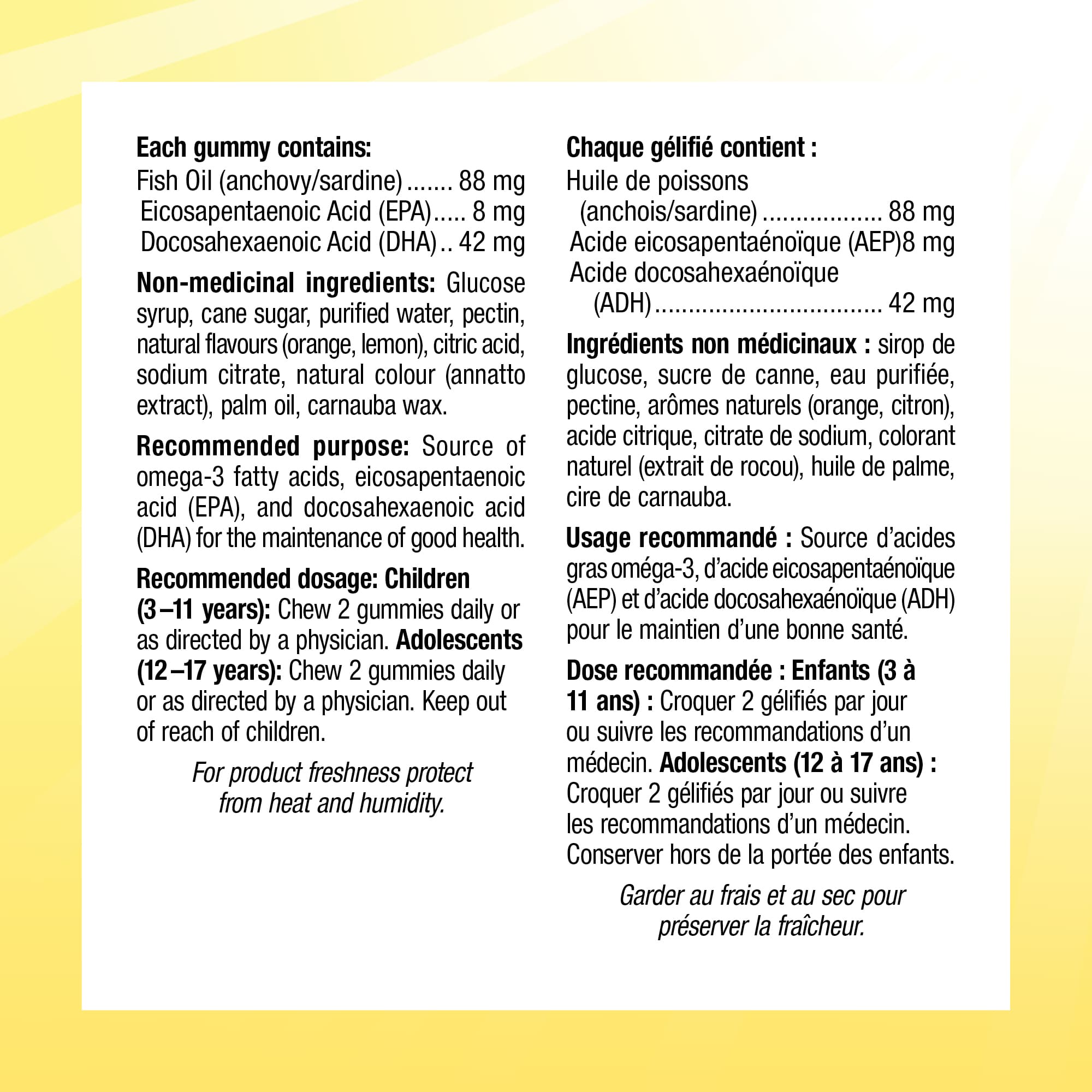 Sesame Street Omega-3 me DHA për Fëmijë | 120 Gummies - Image 3