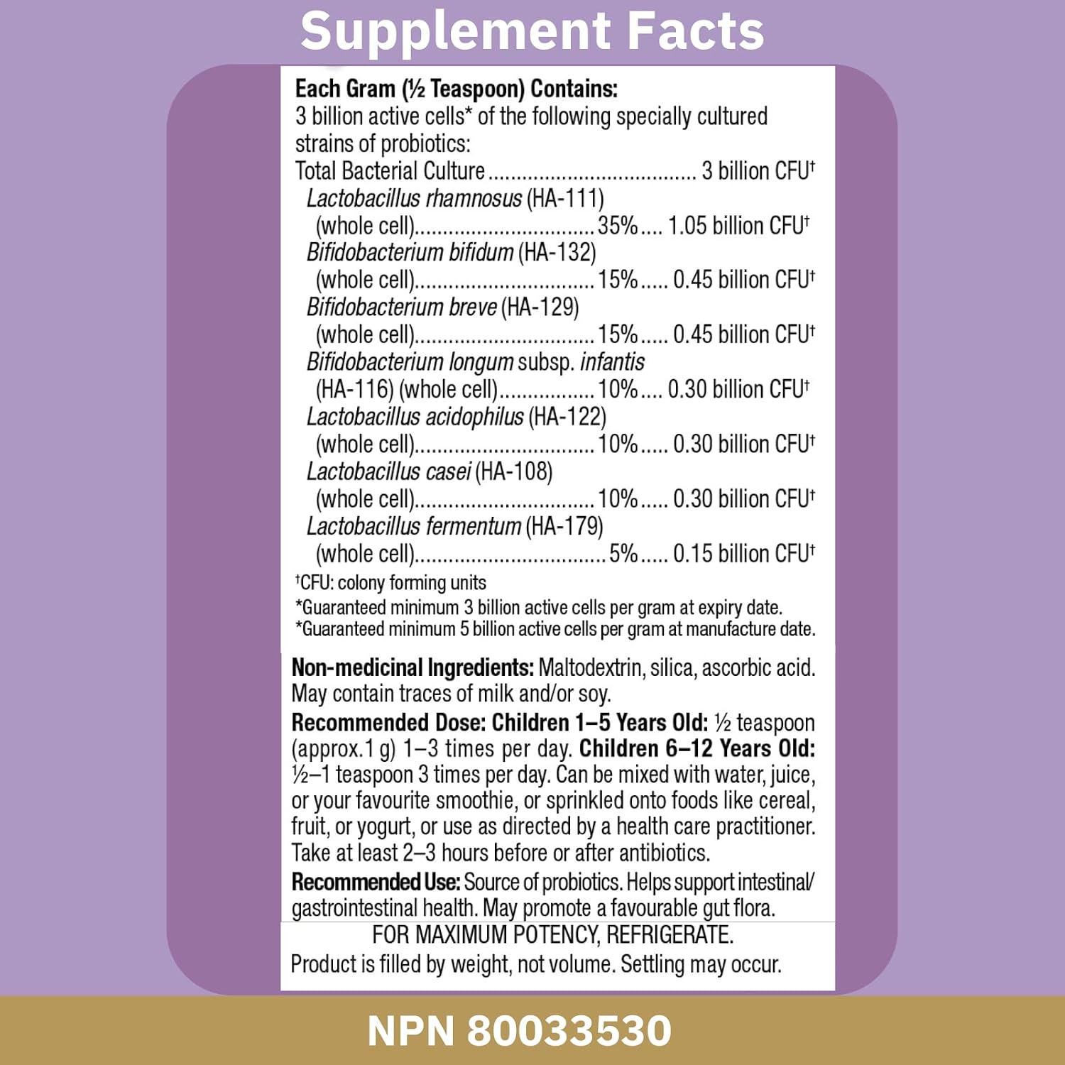 Children’s Multi-Probiotic 7-Strain – 3 Billion CFU (Probiotik për fëmijë) - Image 3