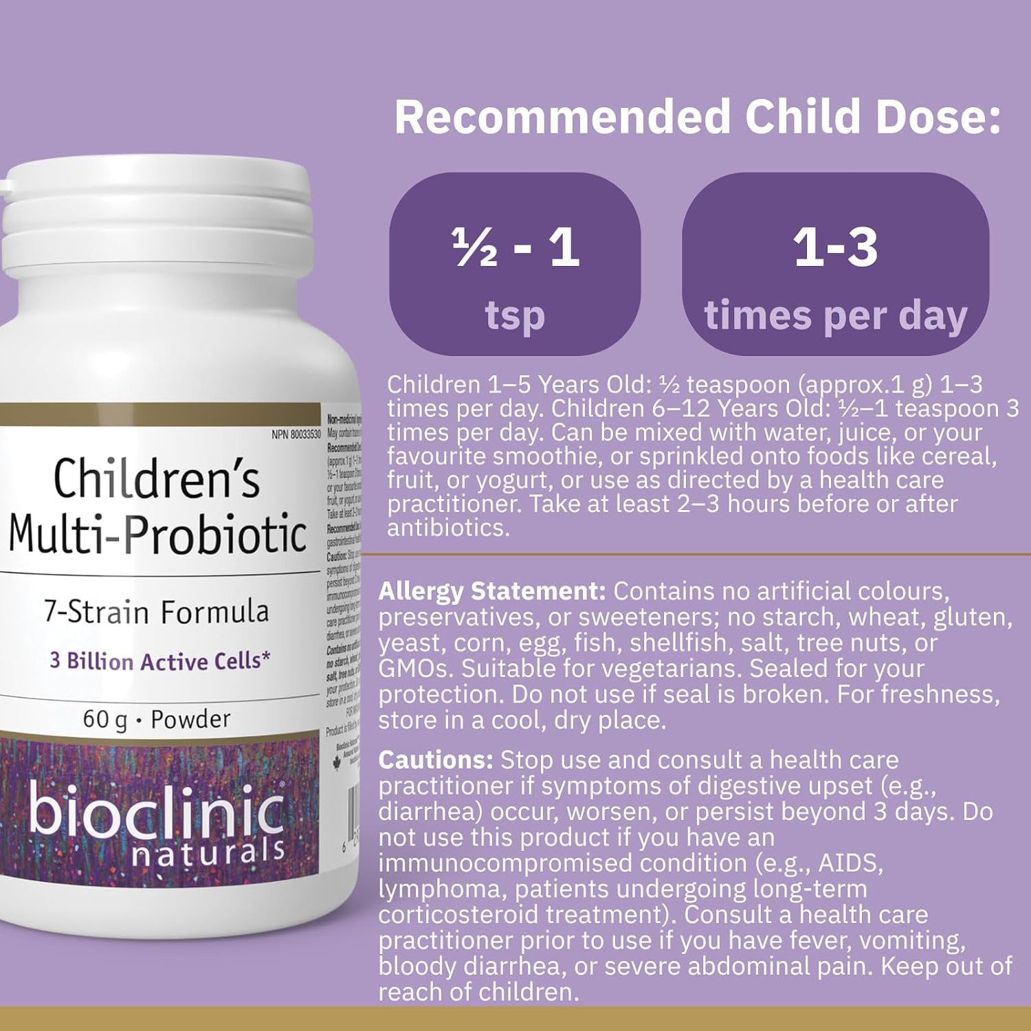 Children’s Multi-Probiotic 7-Strain – 3 Billion CFU (Probiotik për fëmijë) - Image 2