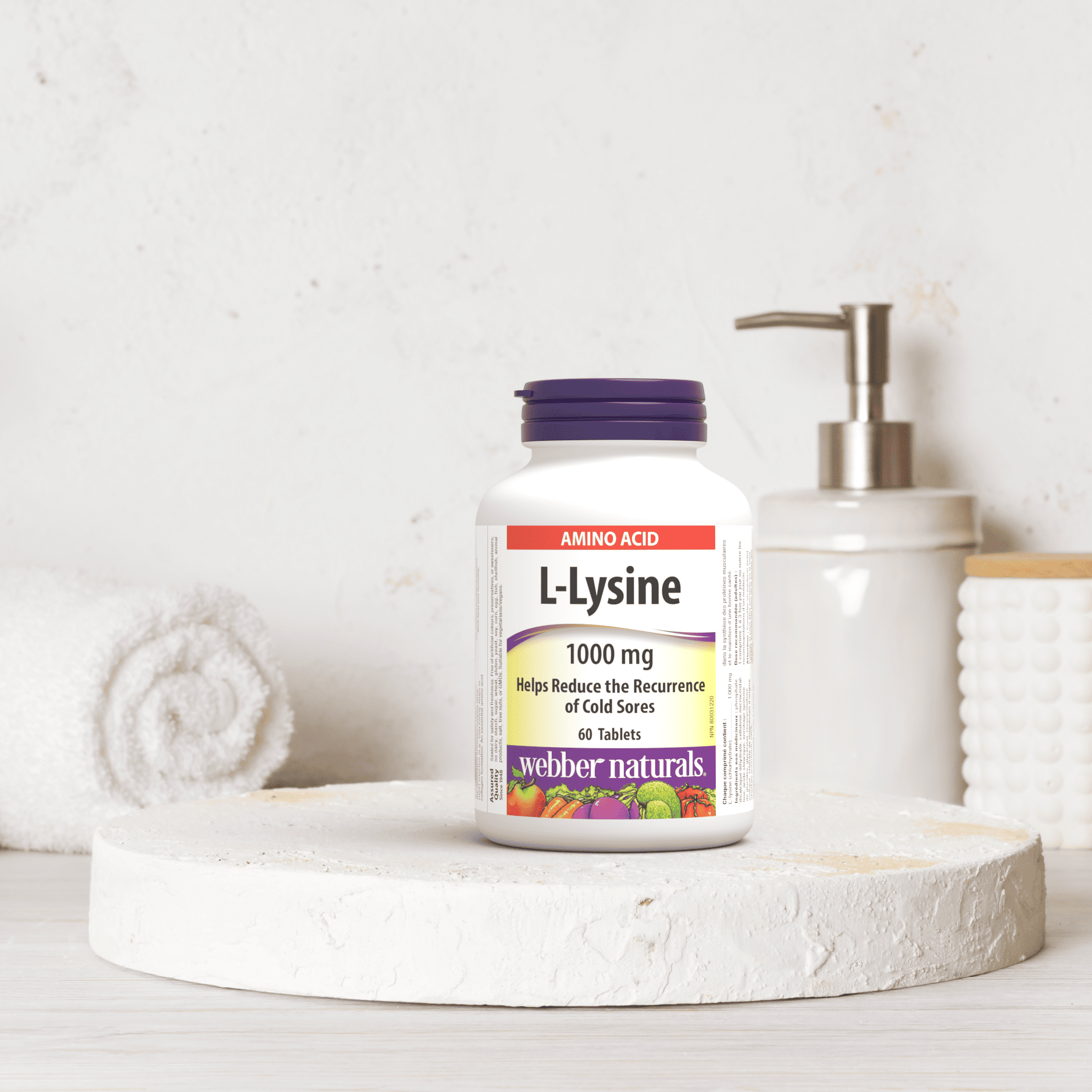 L-Lysine 1000 mg – 60 Tableta - Image 2