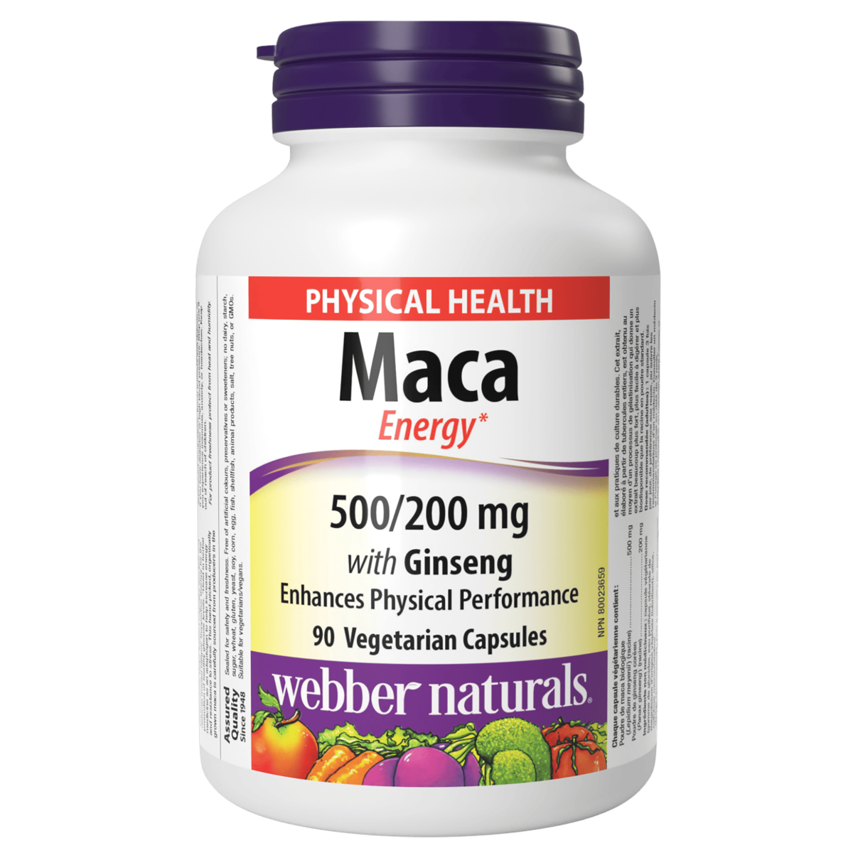 Webber Naturals Maca Energy 500/200 mg me Ginseng