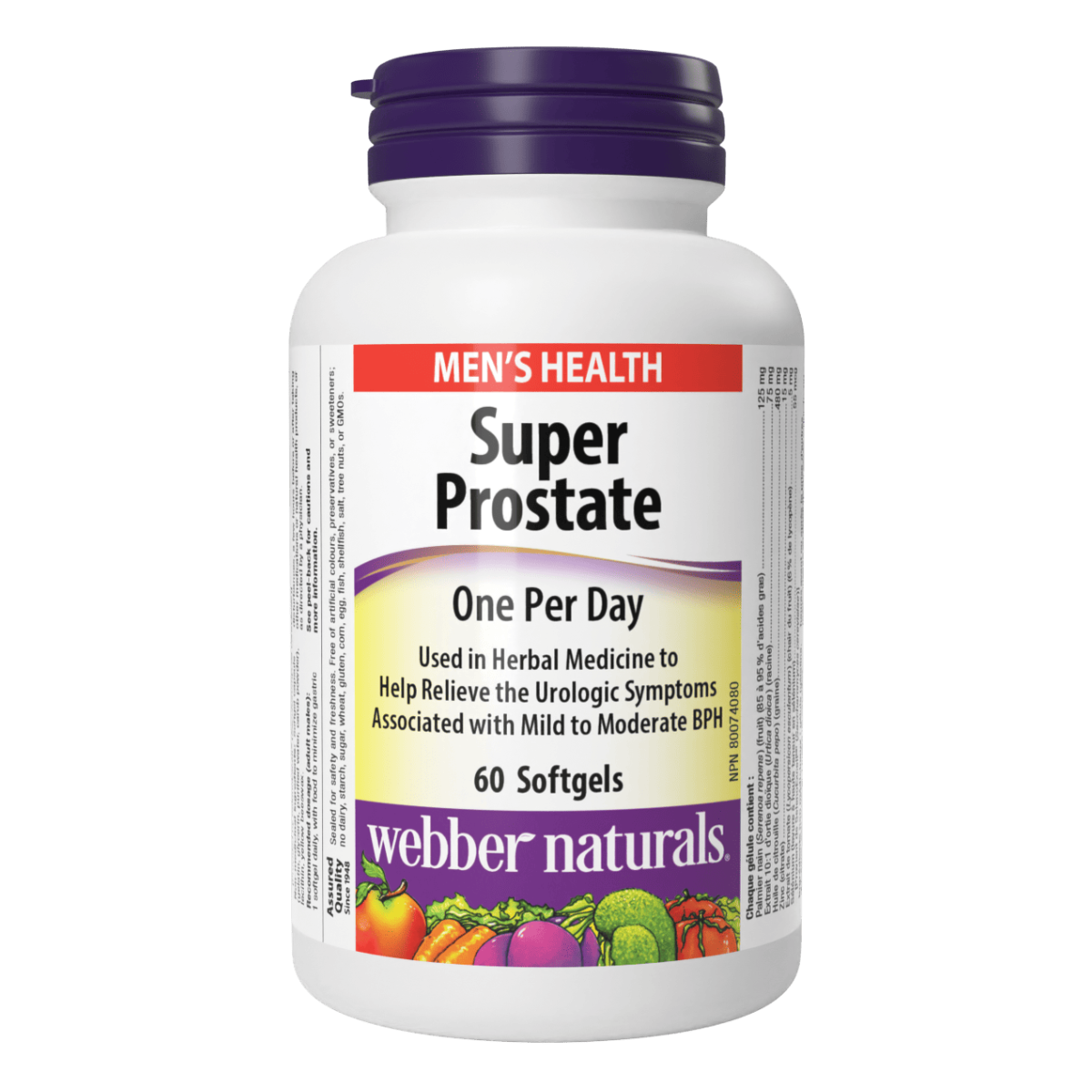 Webber Naturals Super Prostate 60 Softgels