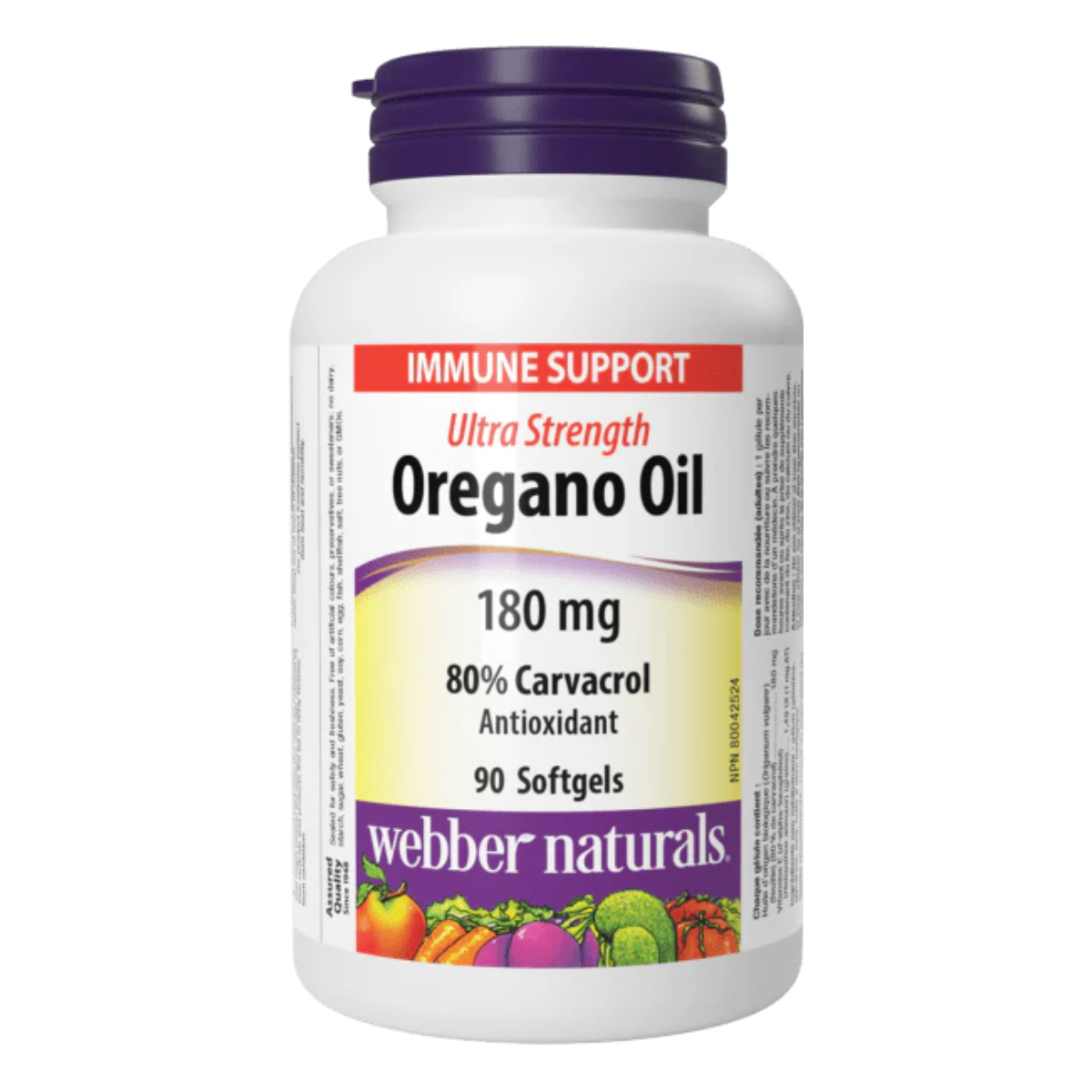 Oregano Oil Ultra Strength 180 mg – 80% Carvacrol